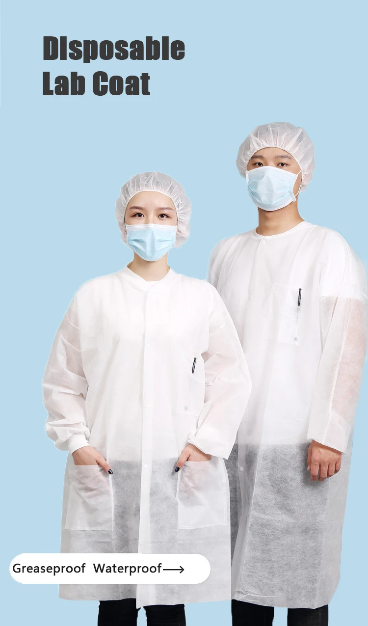 Waterproof Antistatic Disposable Safety Lab Coat & Jacket Buy