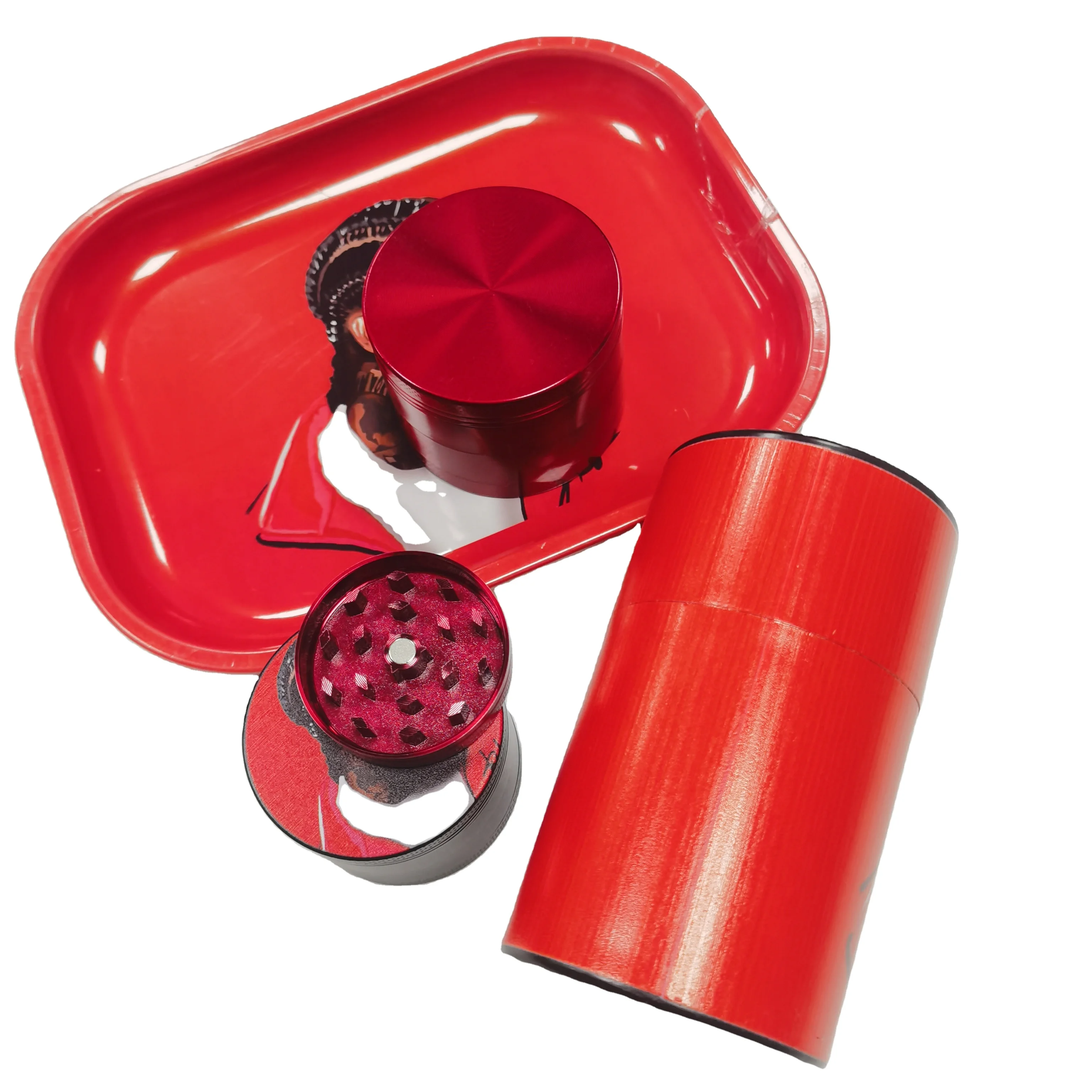 

Wholesale Oem Custom Logo 4 Layers 50MM Aluminum Alloy Herb Grinder 2.5 Inch Manual Herb Grinder