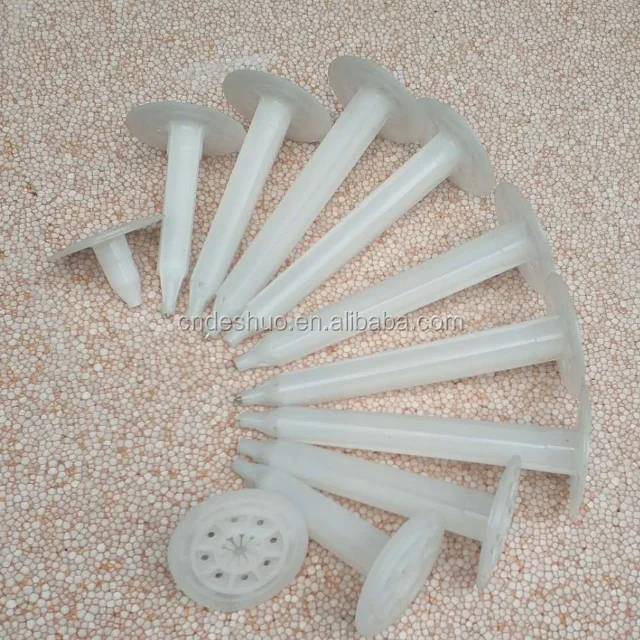 

high quality plastic insulation anchor/ insulation fixing/ fastener with concrete shooting nail length