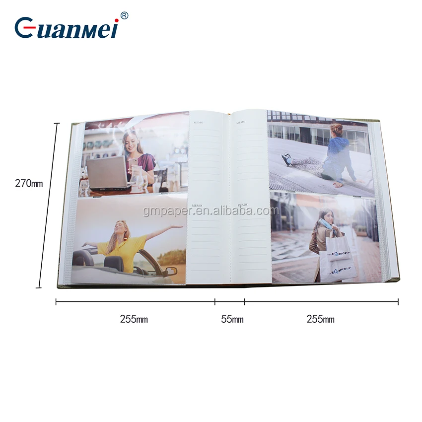 Lovely Family Photo Album 5x7 Inch Bound In Fabric Cloth With Paper