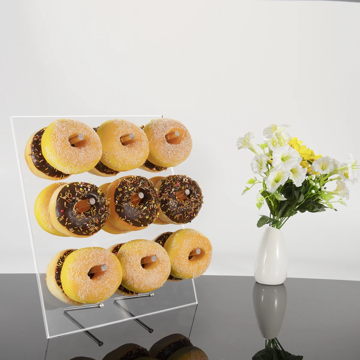 Acrylic Donut Wall Dessert Display Stand - Buy Clear Acrylic Display