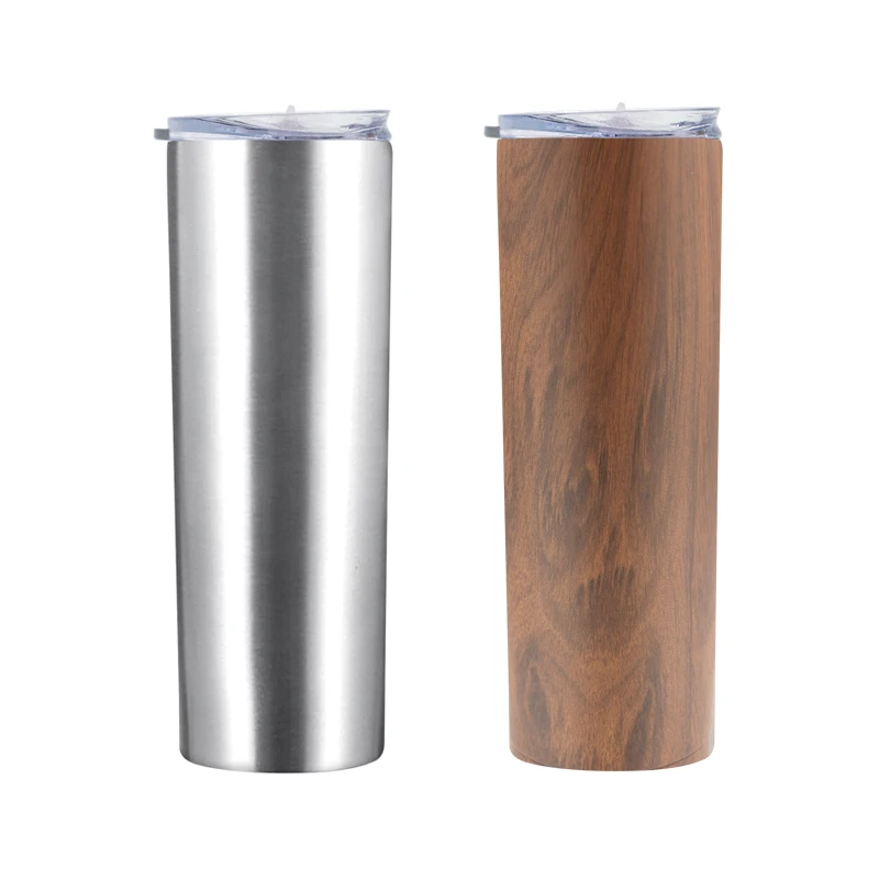 

WeVi wholesale 16oz and 20oz stainless steel double walle skinny sublimation tumbler, Customized color