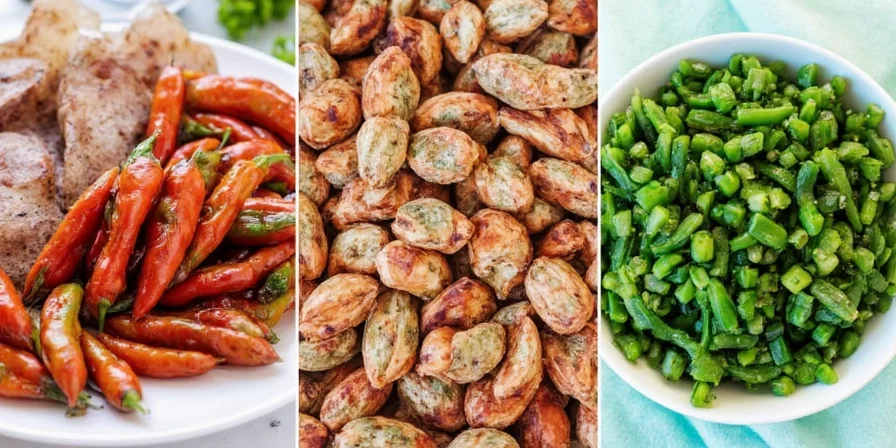Pasilla chiles arranged neatly in a basket