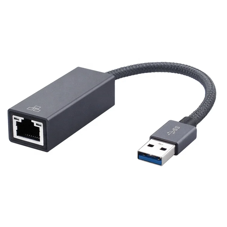 

ULT-unite High Quality USB 3.0 to Gigabit RJ45 Ethernet Adapter Adaptor Converter, Grey