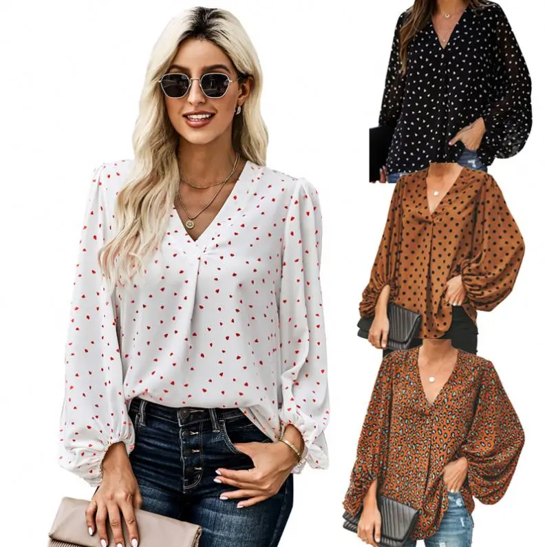 

2021 Wholesale Blouse Sweet Enough Letter Print Down Long Sleeve Tops Boutique Women Clothing