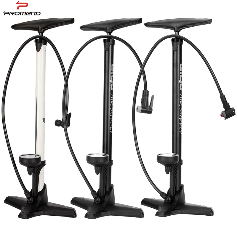 

GIYO BICYCLE PUMP WITH CLEVER VALVE GF-5525 HIGH PRESSURE PUMP WITH GAUGE FOR MOUNTAIN BIKE ALLOY AIR PUMP FOR BICYCLE