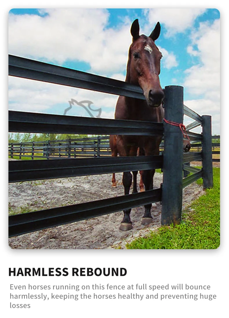 Hot Electric Top Horse Fencing Tape Rail,Electric Fence Horse Paddock