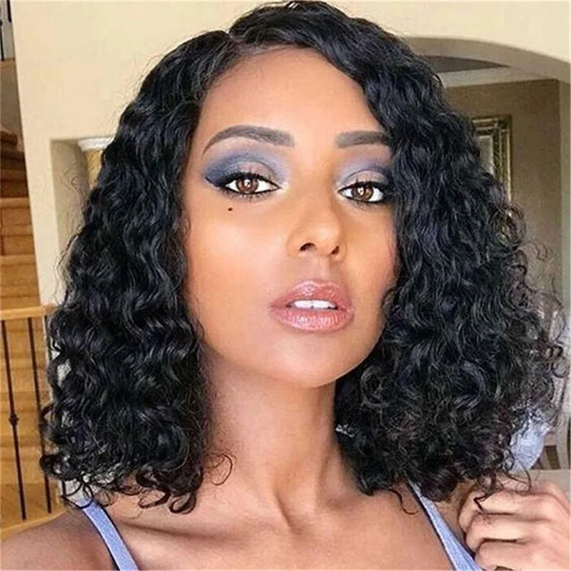 

Hot sale Wholesale Fashion Allure Romance Ms African Black Wig Outre Braiding Hair, Customized colors