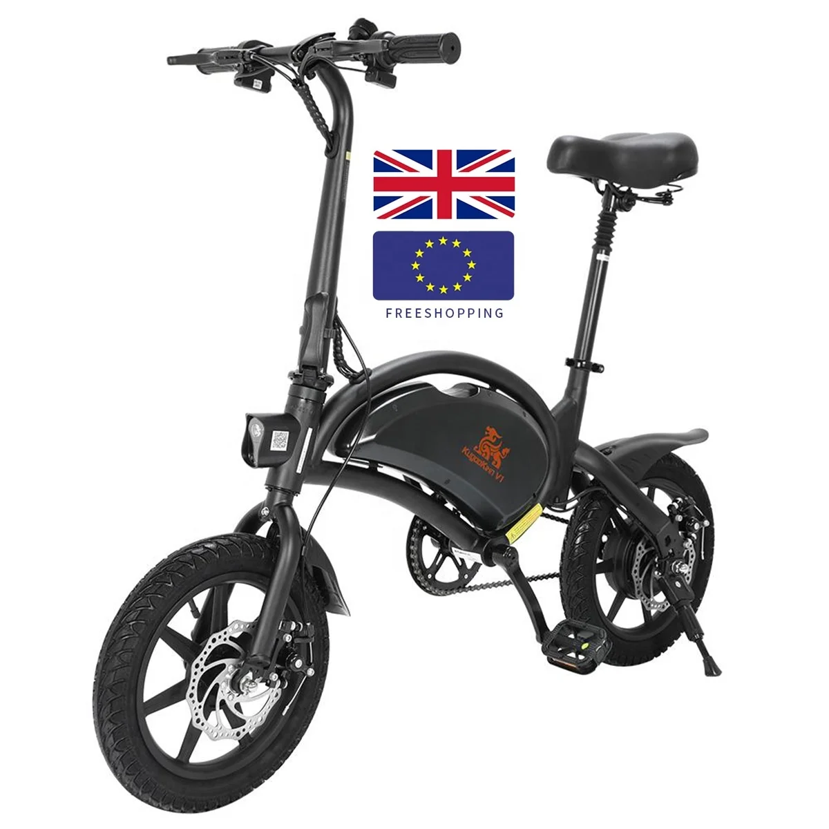 

UK EU Warehouse Free Shipping Kugookirin 48V 7AH 400W 45KM Long Range 14" Fat Tire 45KM/H Smart APP Electric Bicycle City Bike