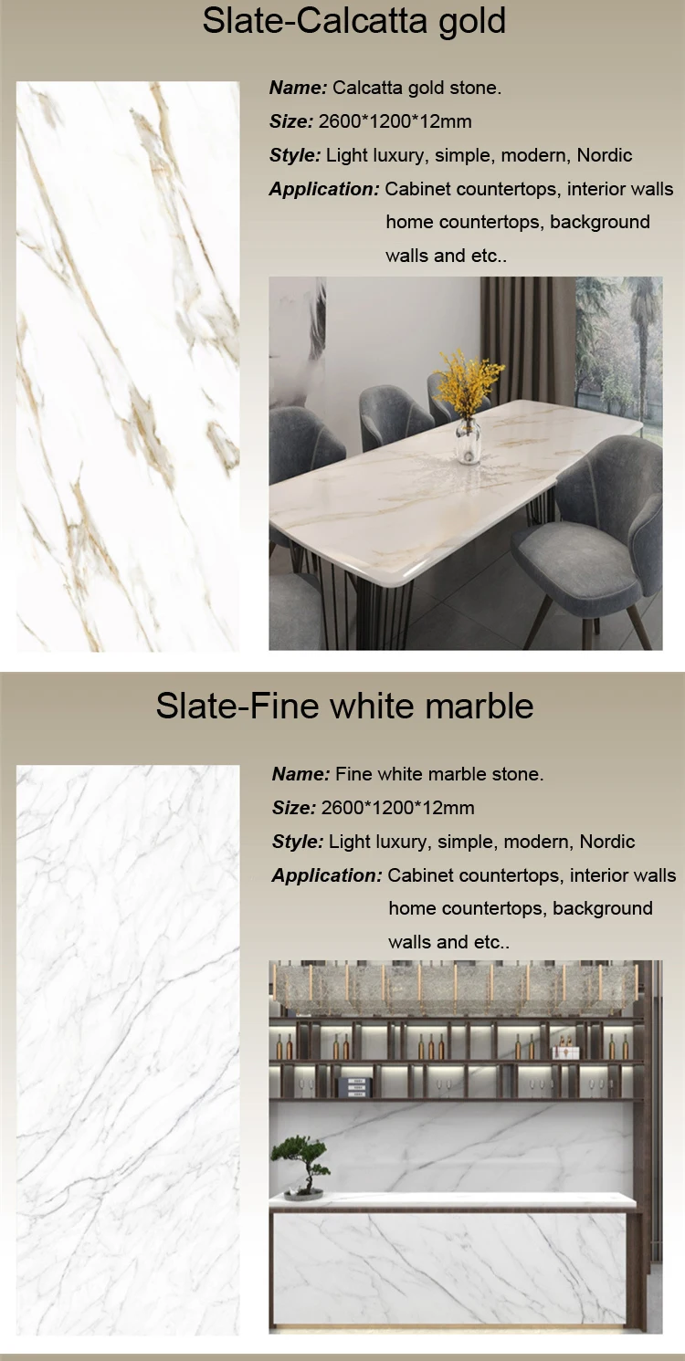 Furniture customization coffee and dining table home wall background china black marble luxury marble floors slate for sale