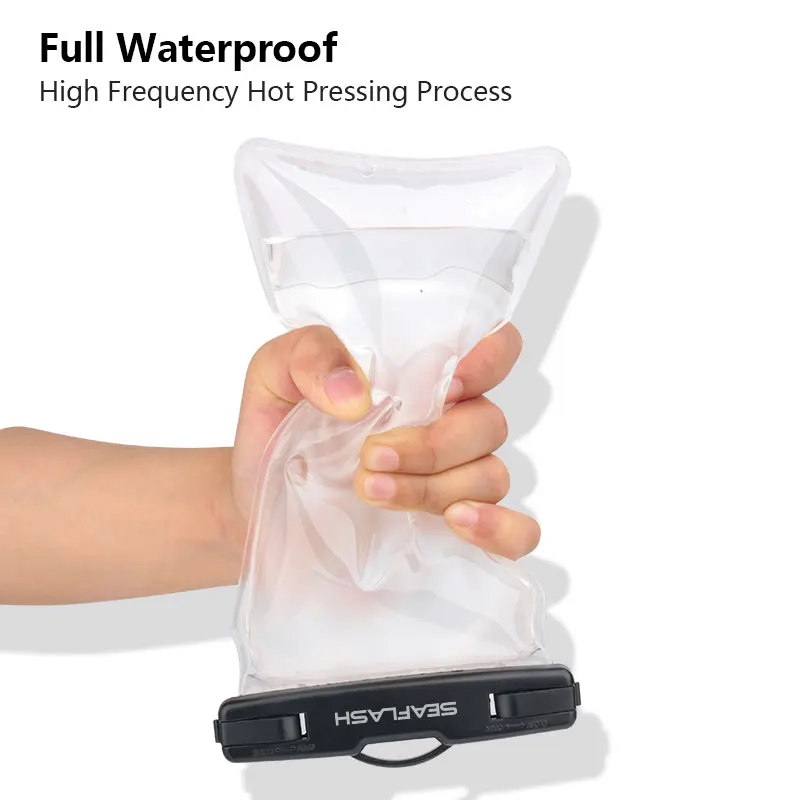 2020 New Mobile Phone Pouch 25M Waterproof Phone Bag Underwater Dry Case Cover For Canoe Kayak Rafting Camp Swimming