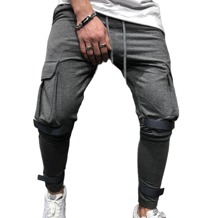

Wholesale new arrival street wear custom mens slim cargo jogger pants with pockets, Customized color