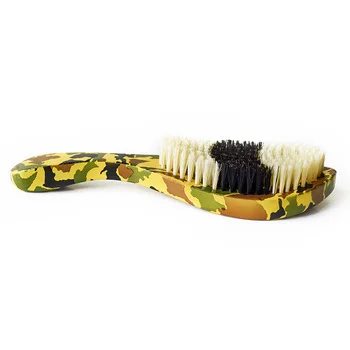 

Private Label Wave Brushes Factory Price Curved Boar Bristle Wave Brush Wholesale Wooden Beard Brush, Natural