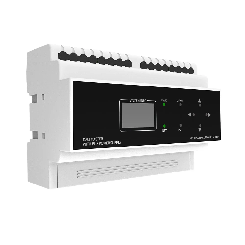 35mm Din Rail RS485 DALI Dimmer DALI Bus Integrated Dimming Control System