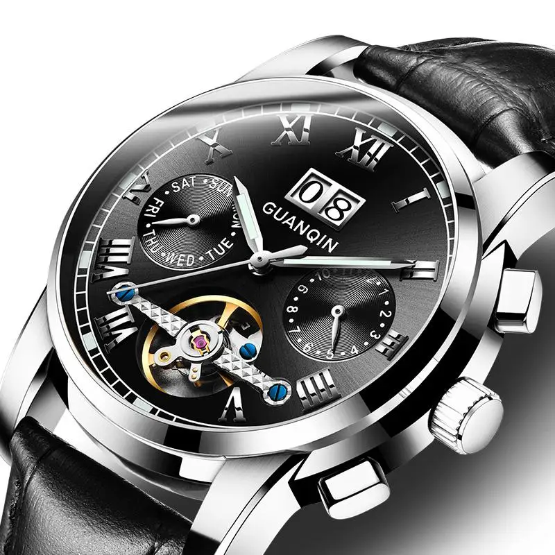 

Fashion Mens Watch 41mm Gold Solid Stainless Steel Band Calendar Watch waterproof