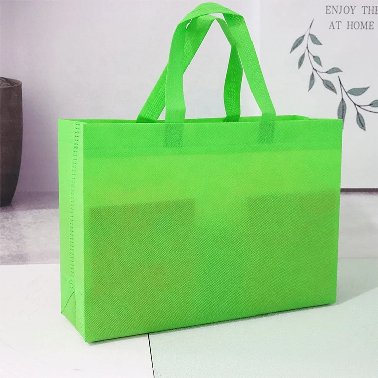 

Hot Selling Promotional Customized Logo Printed Foldable Reusable Shopping Tote Non Woven Bag With Handle, Customer's requirement