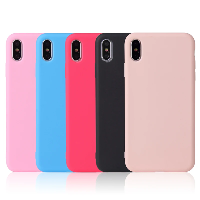 

Case Phone For iPhone Accessories Silicone Mobile Plastic Phone Case OEM, 16 colors
