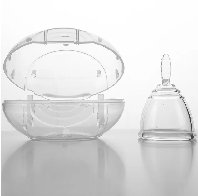 

2021 Top Selling Menstrual Cups Reusable 100% Silicone Women Menstrual Cup Wholesale Menstrual Cup, White