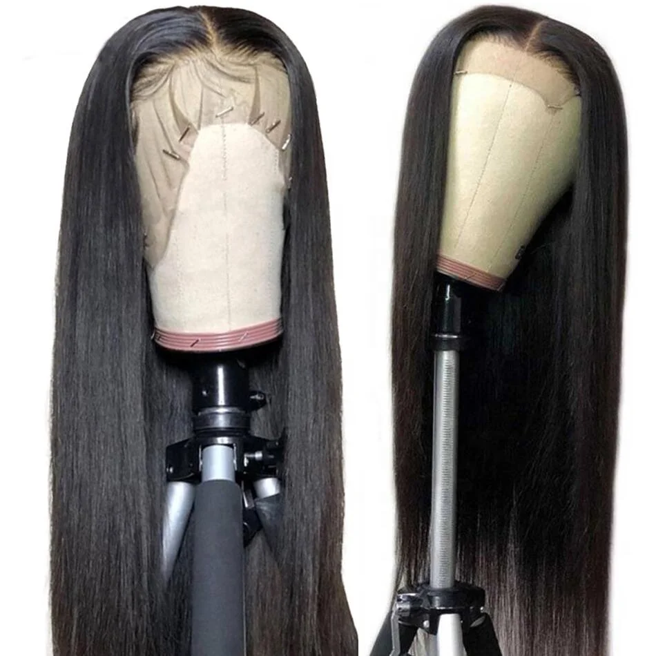 

13x4 13x6 360 HD Lace Frontal Wigs Brazilian Straight Human Hair Wigs 150% 180% Human Hair Lace Wig For Black Woman