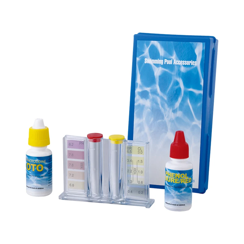 

High quality PH & CL Basic Test Kit for pool cleaning setting