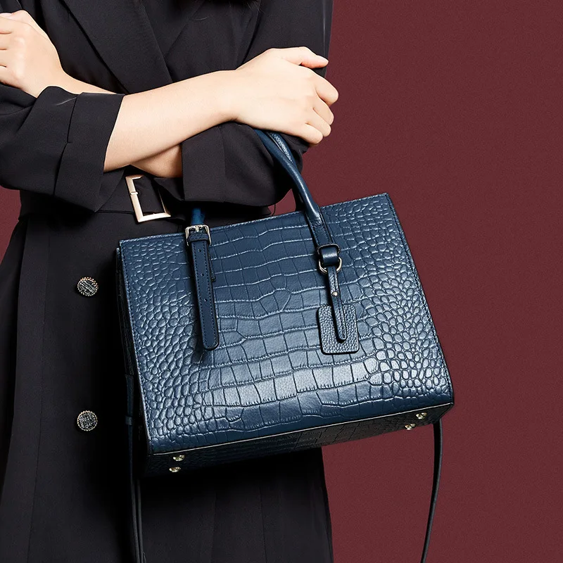 

TS4042 new trendy Genuine leather handbags large-capacity women's bags fashion bags shoulder messenger ladies bag