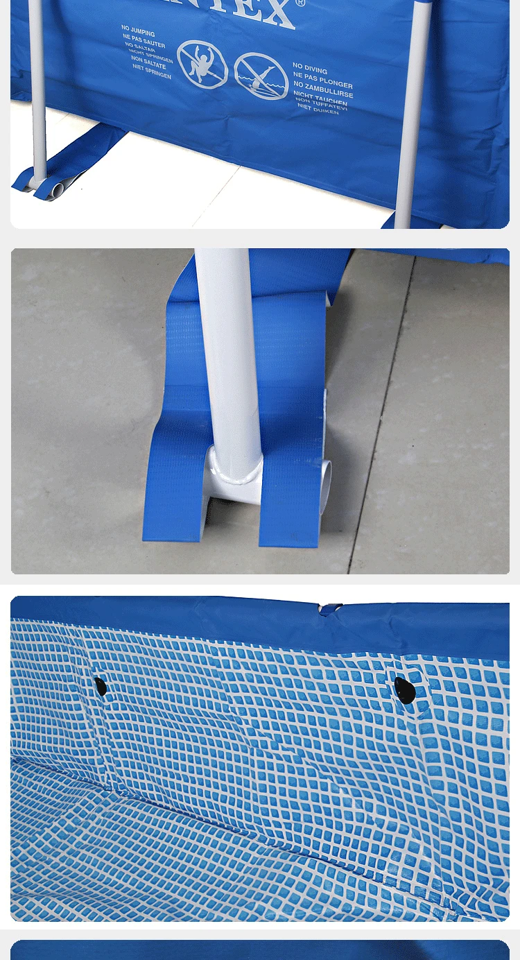 Intex Swimming Pool 4.5m X 2.2m X 0.84m Rectangular Frame Swimming Pool