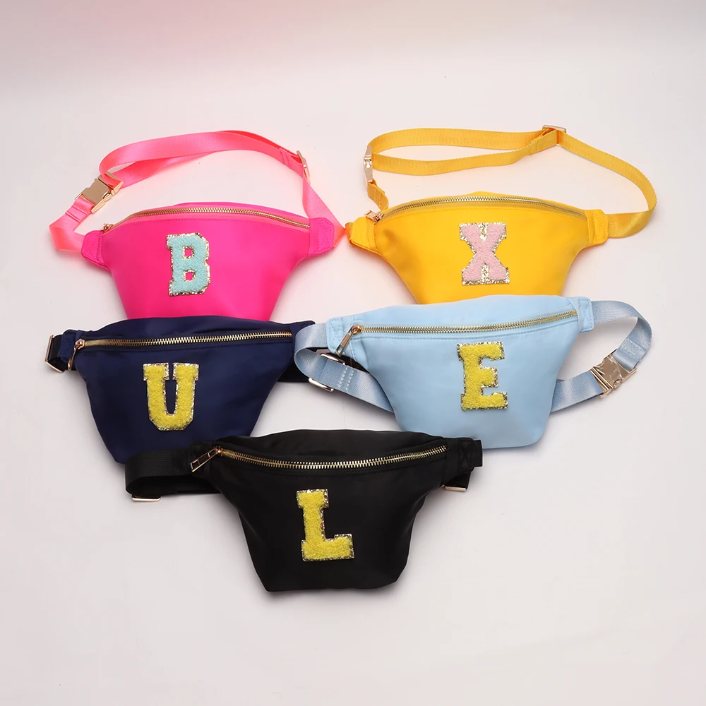 

Low MOQ Stock Waist Bag Multicolor Travel Outdoor Sports Running Key Phone Bag Men Women Waterproof Nylon Fanny Pack