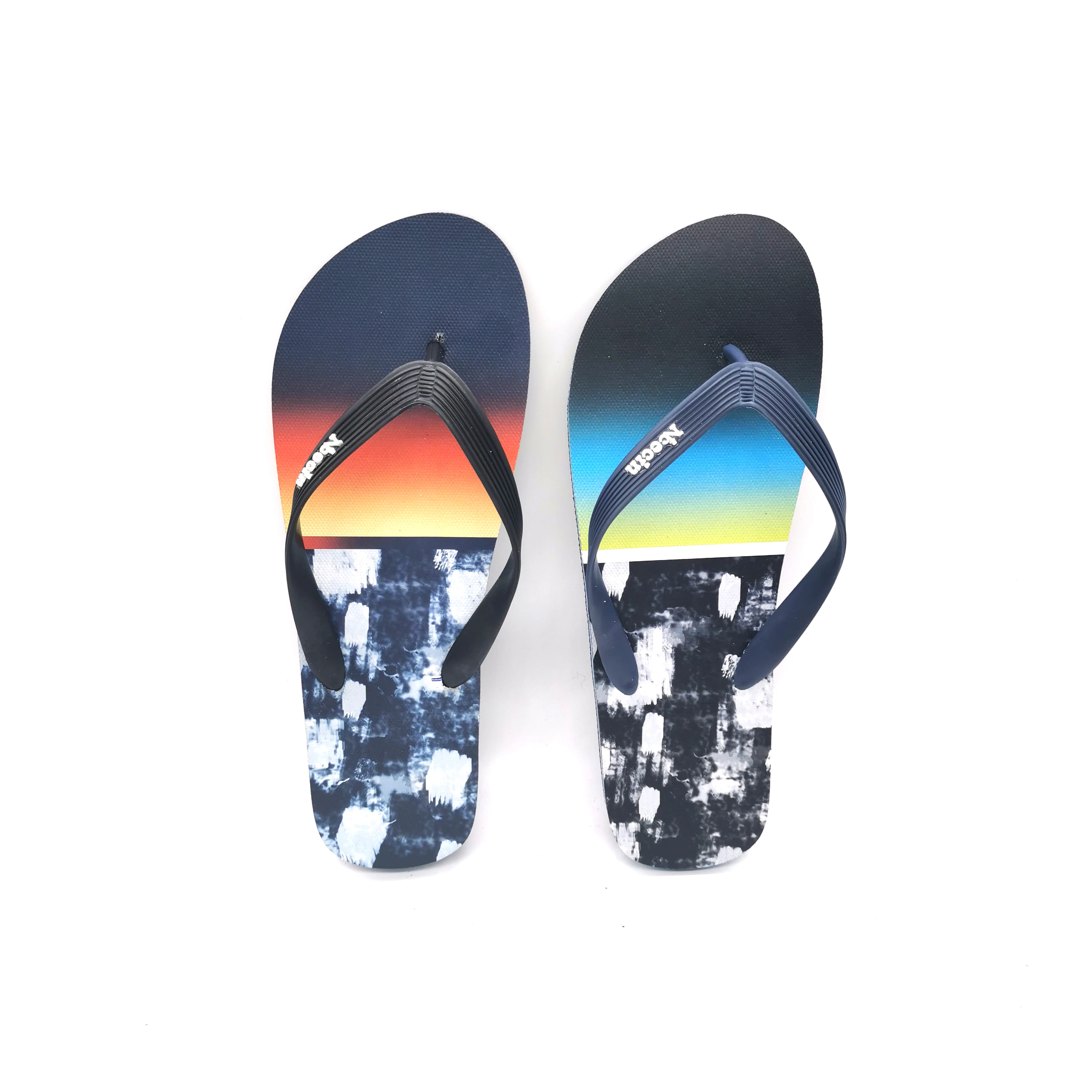 

2020 New Men's Flip Flops Unisex Slippers Summer Wholesale Printing Out Beach Flip-Flops Hot Sale Can Be Customized Logo