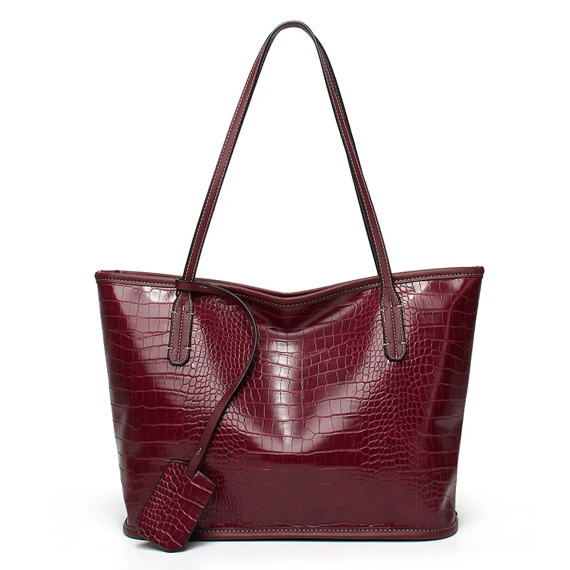 

2021 large capacity women hand bags alligator bag casual tote handbags shoulder purse for lady wholesale, Customizable