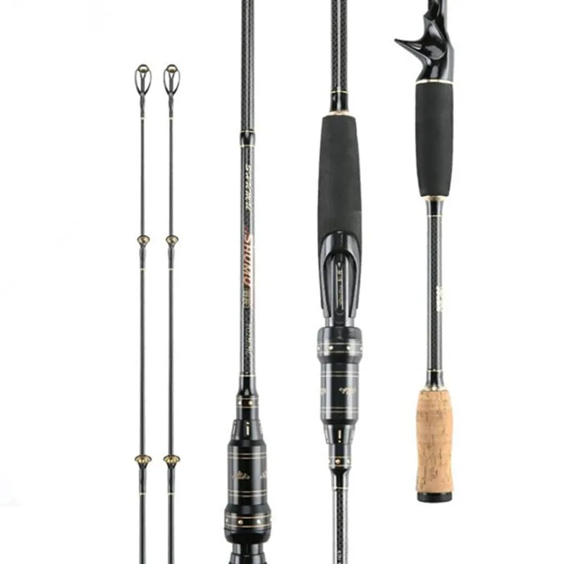 

High Carbon 2.1M 2.4M Spinning Casting Fishing Rods Power M/ML Carp Bass Long Casting Rod For Amazon