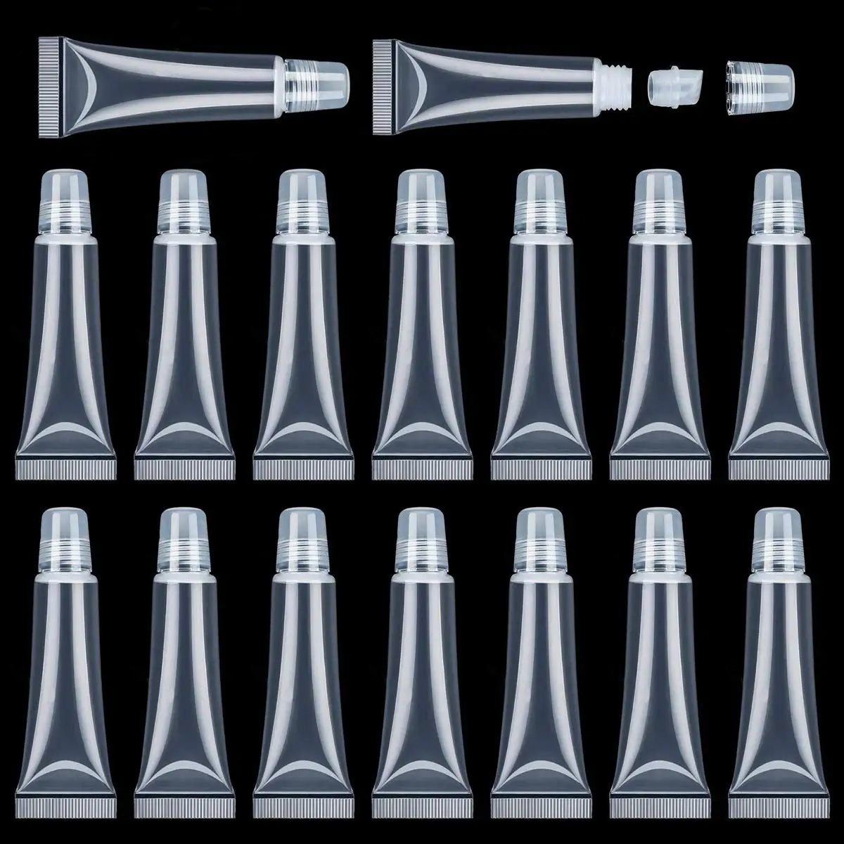 Wholesale Squeeze Tubes Lip Gloss Container Lipstick Cosmetic Packaging