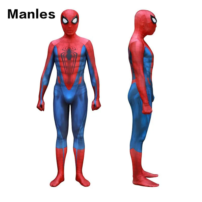 Carnival cosplay tight bodysuit 3D print spiderman costume kids Adult