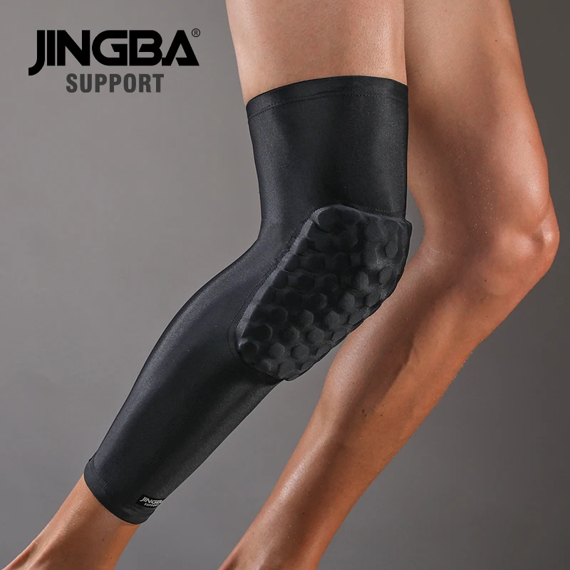 

JINGBA SUPPORT 22610 Sports Protective Anti Fall Compression Wear Crashproof Honeycomb Knee Pads Long sleeve