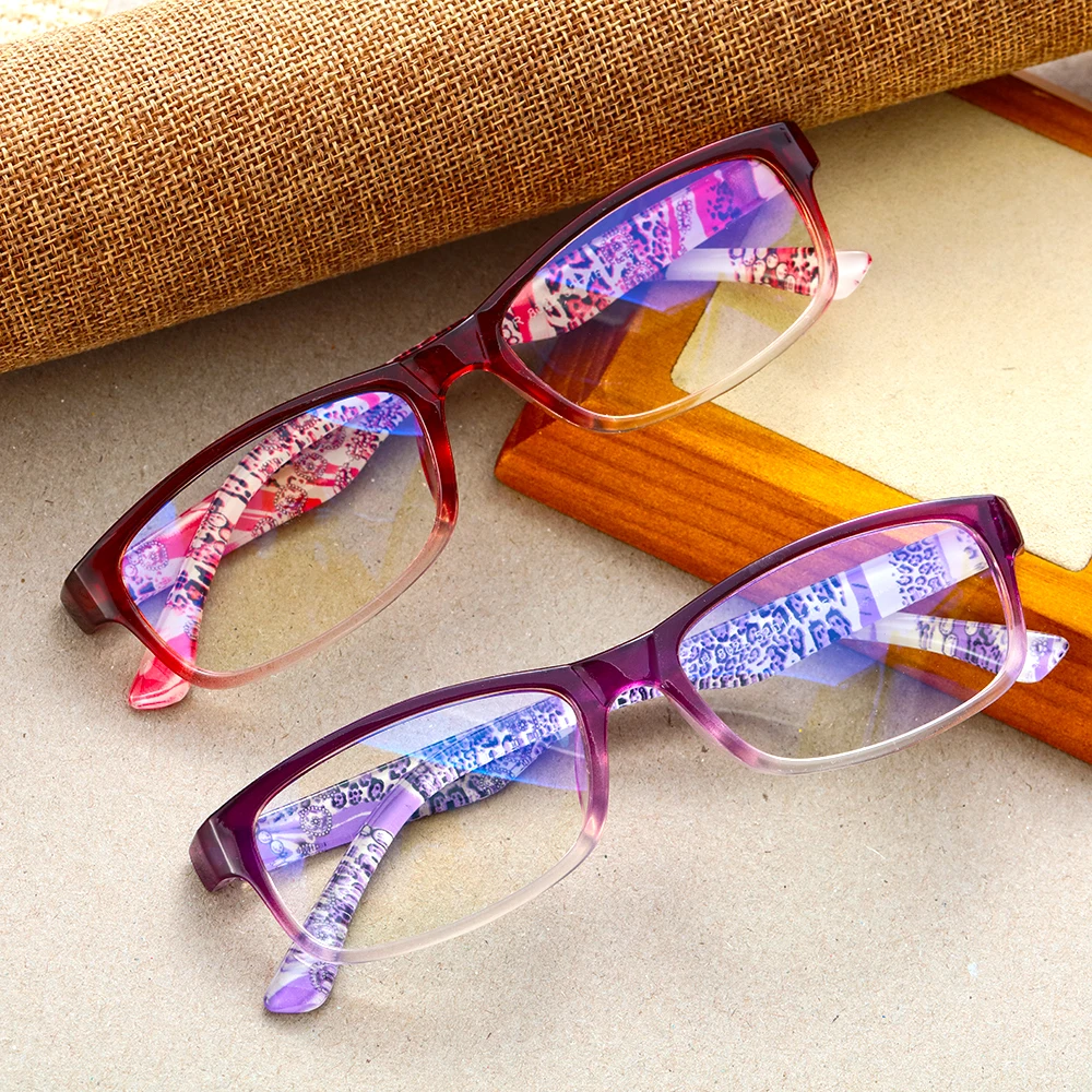 

1Pc 2021 Women Resin Reading Glasses Anti-blue Light Presbyopic Radiation Protection Portable Ultralight Eyewear Vision Care