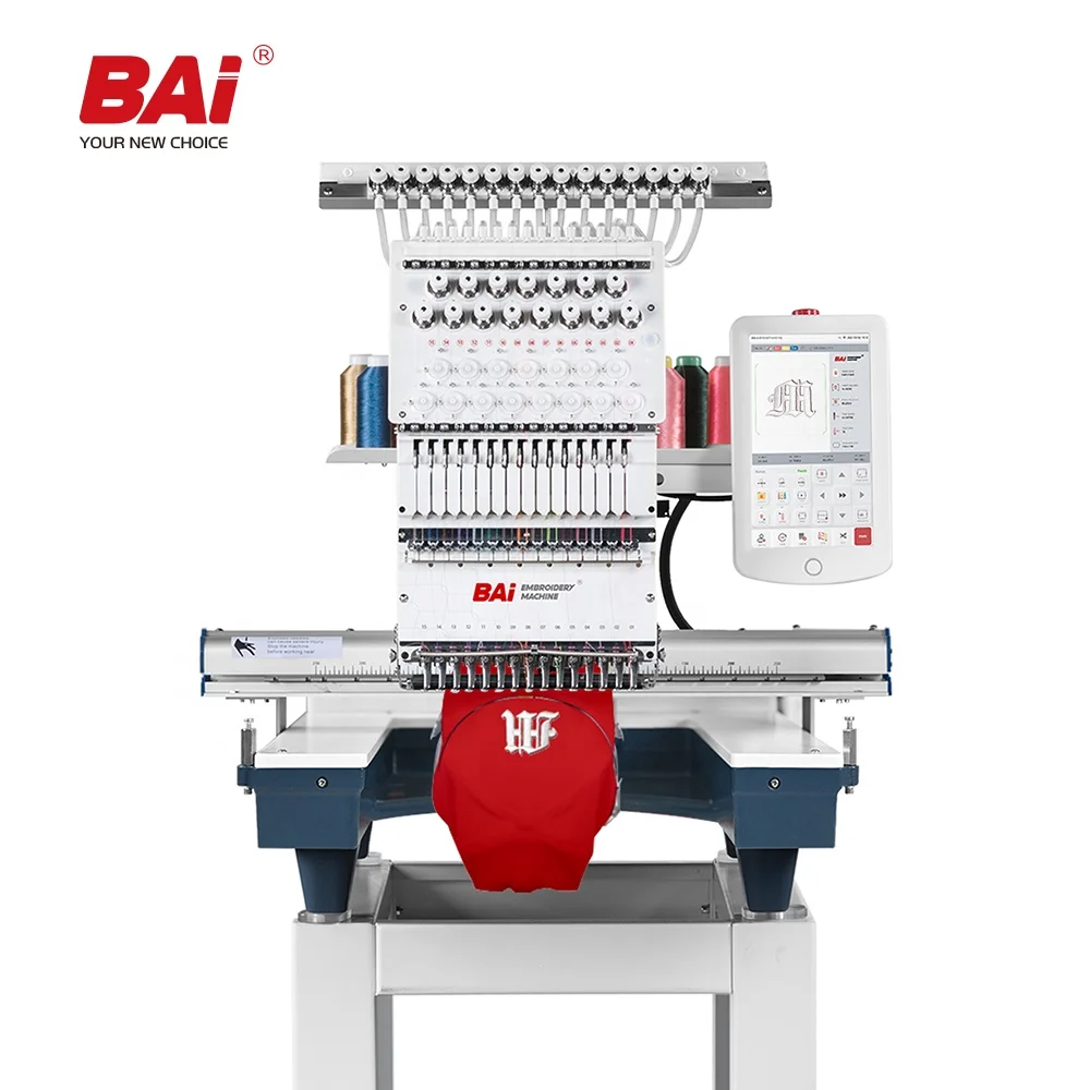 

BAI 7 days fast delivery industrial single head embroidery machine spot available in USA