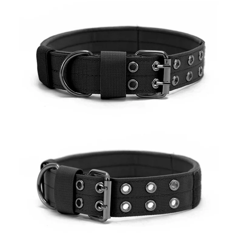 

Adjustable Fifth Gear Nylon K9 Military Tactical Dog Collar with Soft Padded