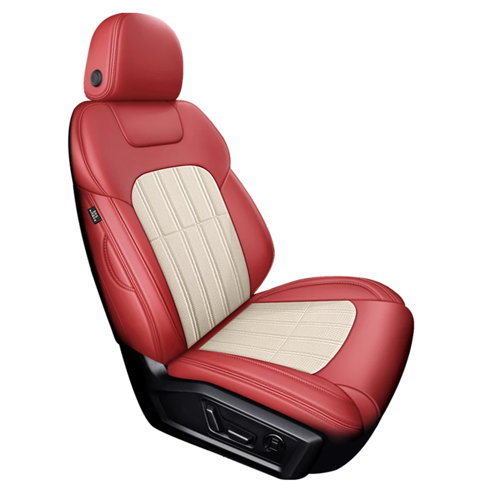 

Muchkey Leather Car Seat Cover Front Rear Car Seat Cushion Cover for Audi A6 A5 A3 A1 S5 R8 Q7 A7 A8 TT 100