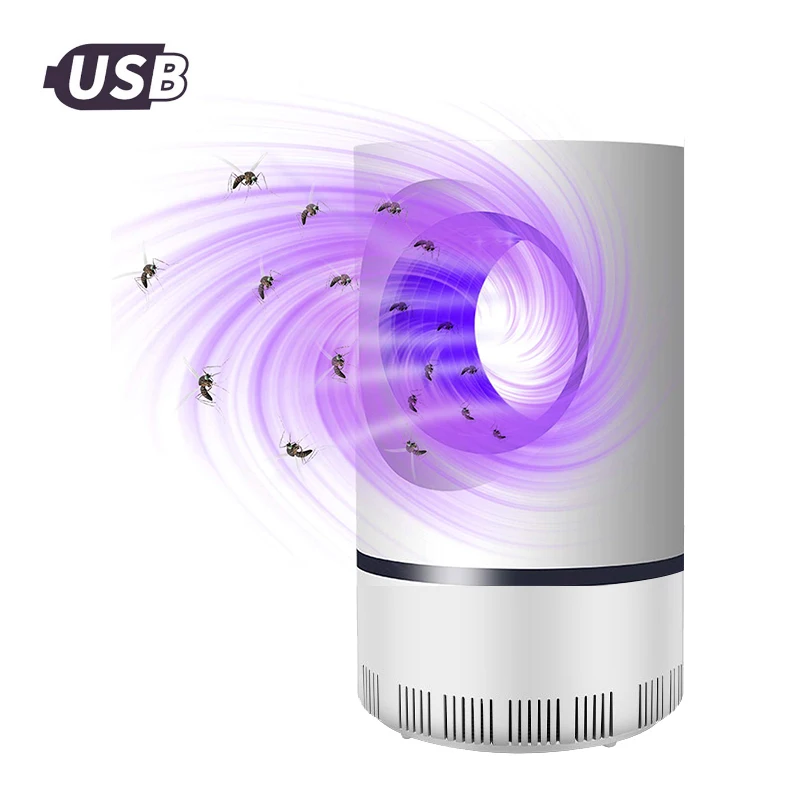 

Photocatalysis Mosquito Trap USB Powered LED Electric Mosquito Killer Lamp, White