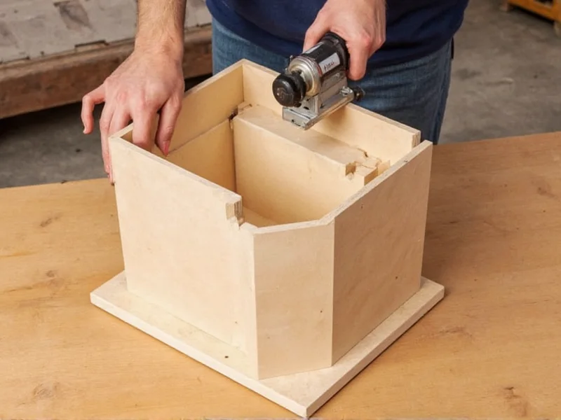 Assembling cabinet box with pocket hole jig