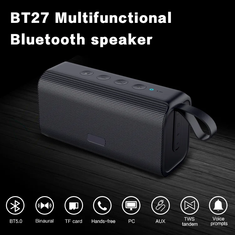 Hot sale Portable BT27 Wireless Speaker V4.2 Fabric BT Speaker Customize BT Speaker Support TF/USB/Hands-free Call - ANKUX.COM