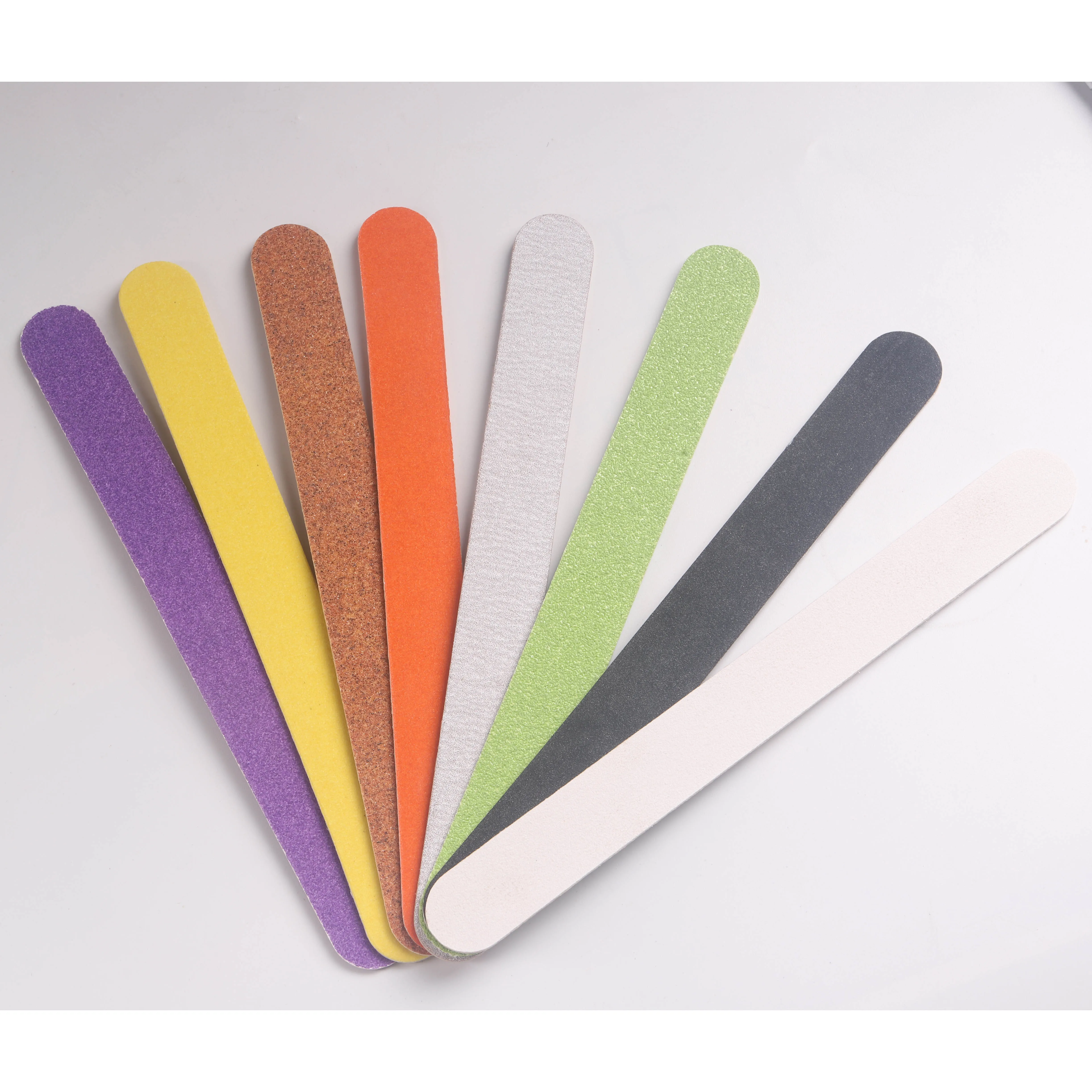 

TSZS WF-1 150/150 wholesale private label professional cheapest price wooden nail files disposable wood nail file, 8 colors