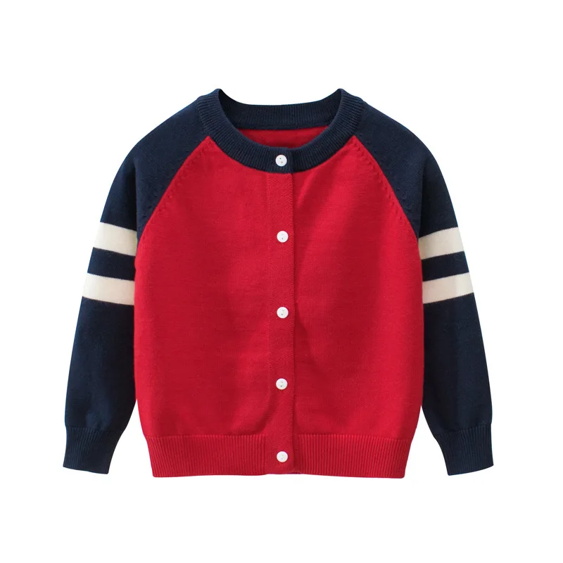 

Korean syle clothes boys kids knitwear coat wholesale autumn children's sweater suit
