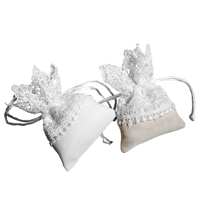 

2020 cute jewelry gift bag custom embroidery small cloth bag packing gift bag