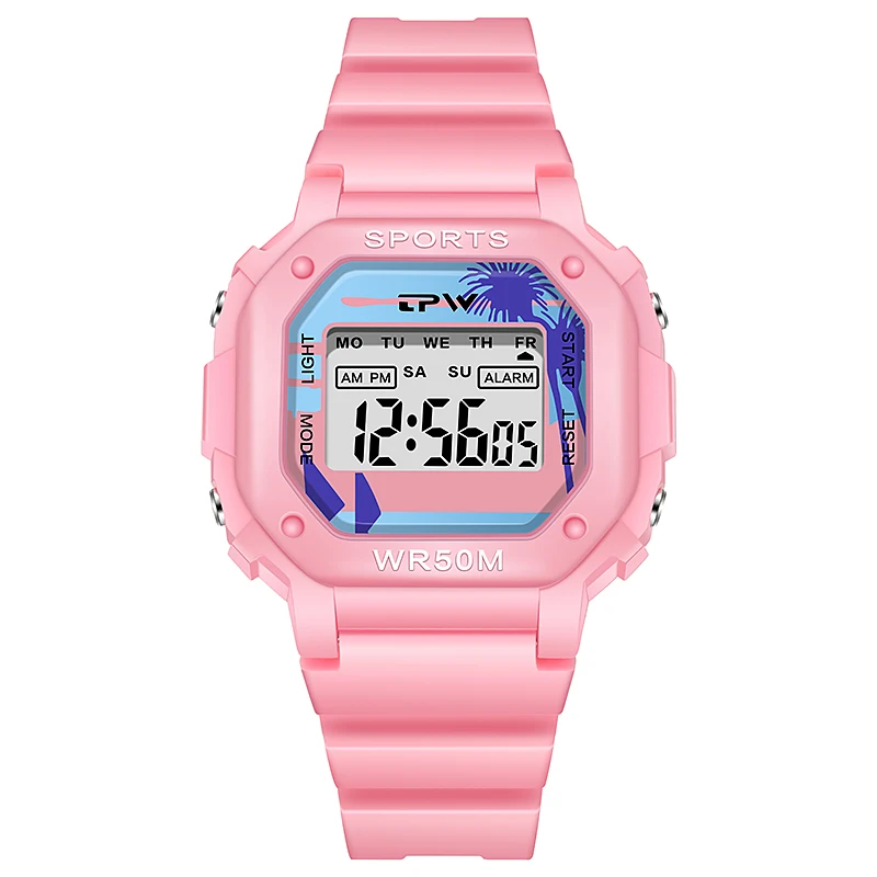 

Manufacturer battery LR1131digital LCD watches summer colorful watch digital wrist watch for ladies, Black/pink,green,blue,white