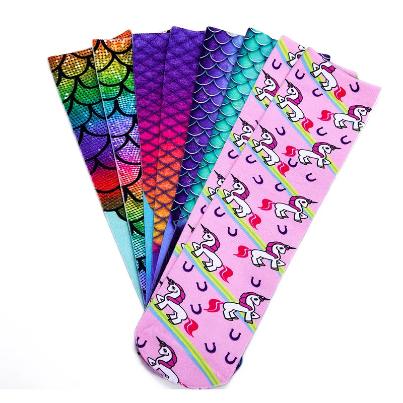 

Women Socks Fish Pattern Cosplay Stockings Beach 3D Women Fish Socks Funny Socks, Picture shown