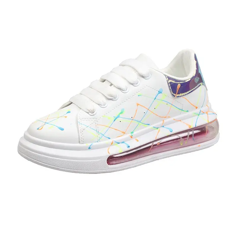 

Laides Soft Flat Sport Summer White Sports Various Sneaker Women's Casual Shoes