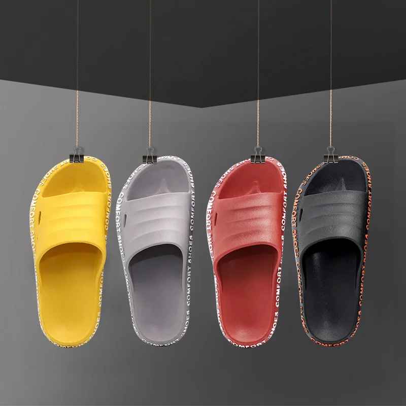 

Drop ship 2020 Fashion Non-slip personalized bath slippers, beach slip on waterproof slippers new shower sandals