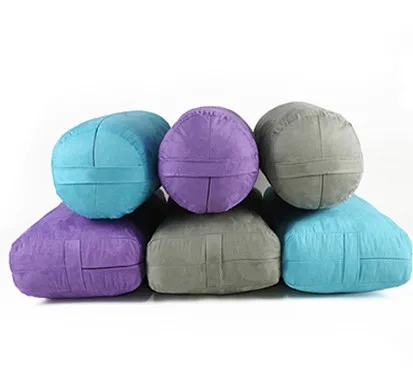 Amazon custom organic yoga bolster and blocks set yoga bolster cushion class set with yoga bolster handles carrier