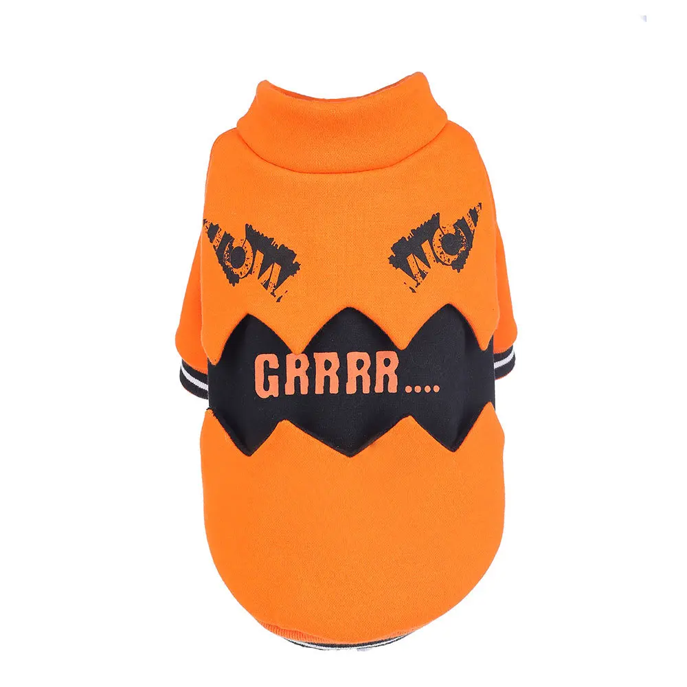 

Puppy dog costume Halloween pumpkin hoodie miniature puppy fall pet fall winter costume, Picture showed