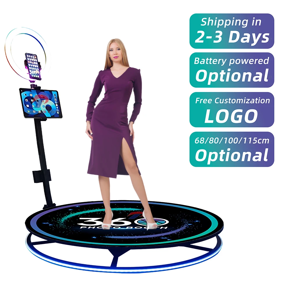 

Portable Video Revolve Selfie 360 Spinner Degree Photo booth accessories money gun